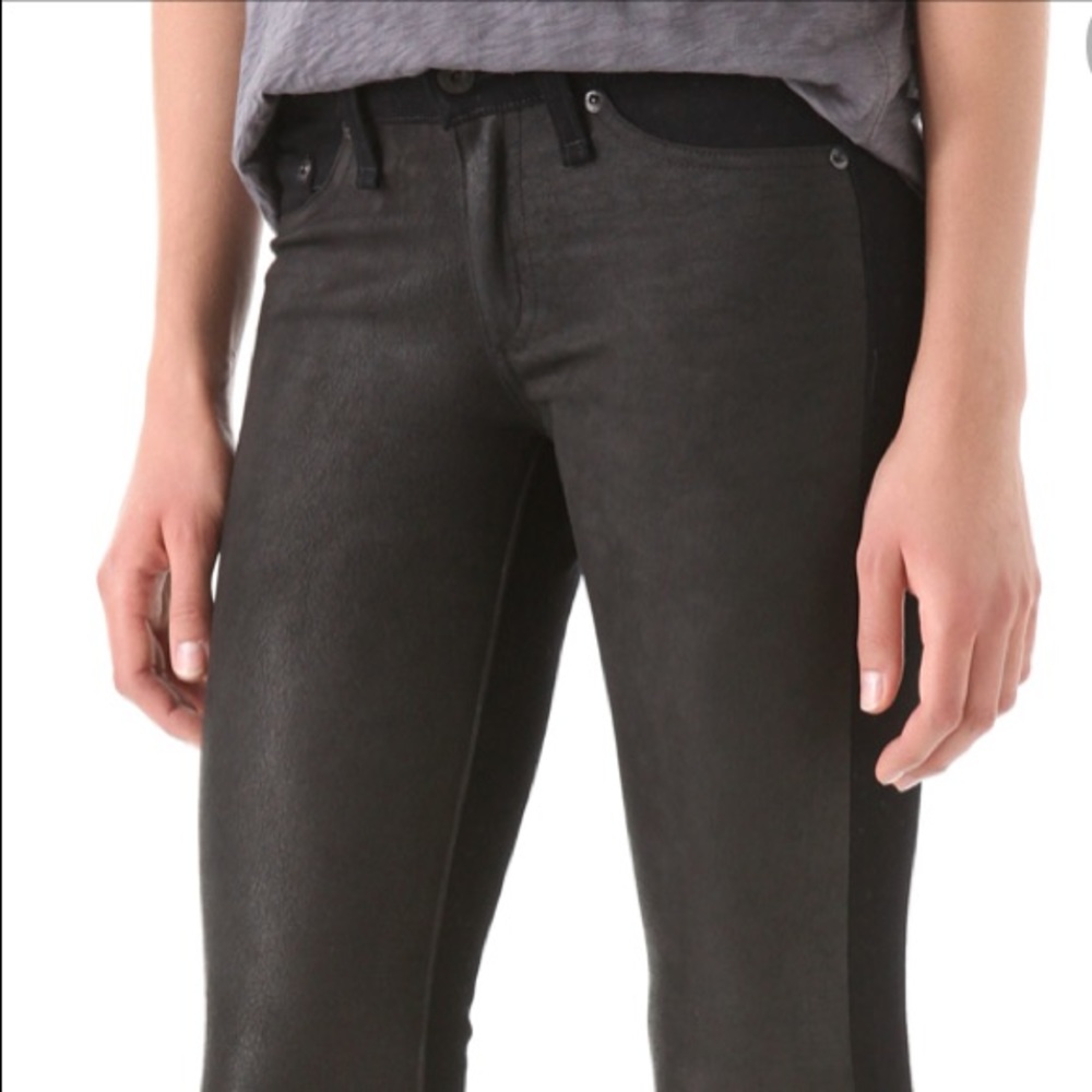 Rag and Bone Leather Hyde Jean Size 28